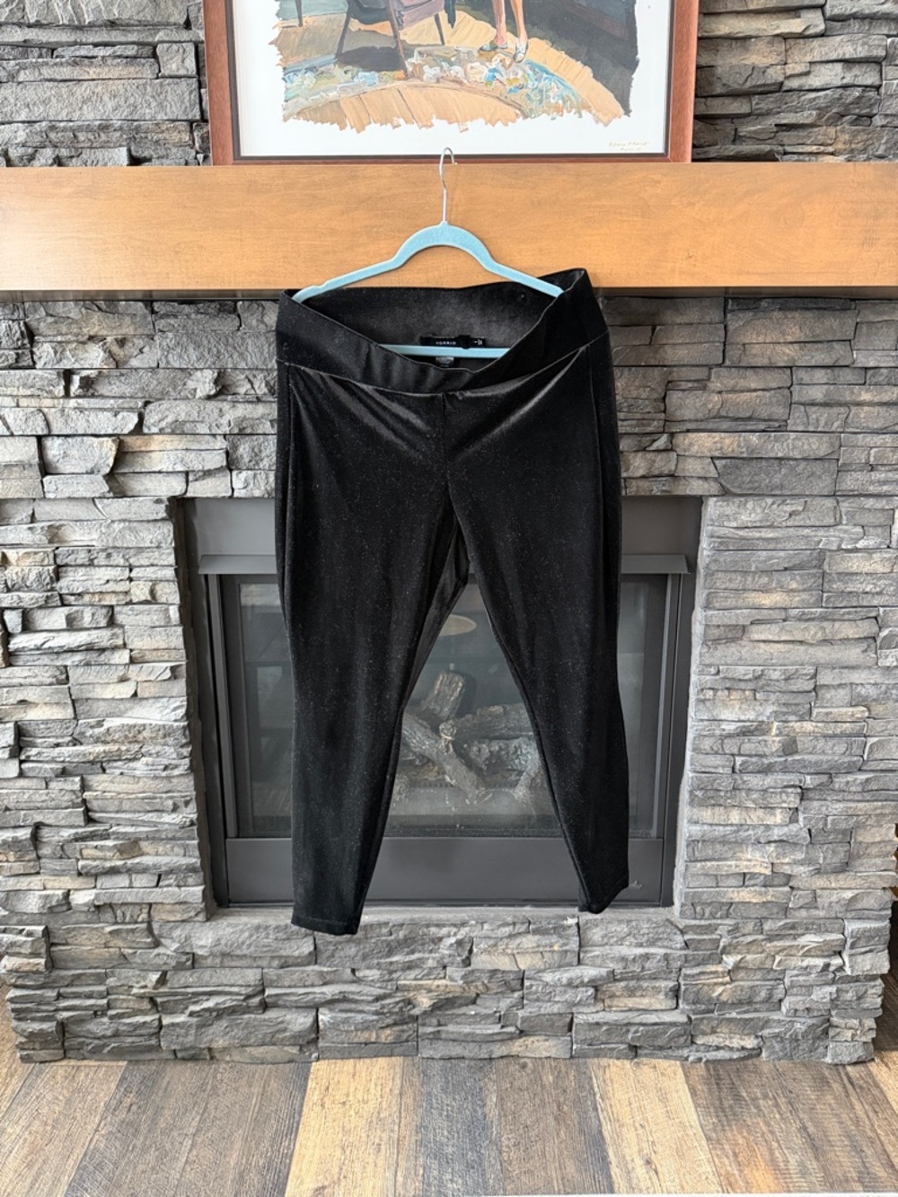 torrid‎ Black Velvet Leggings